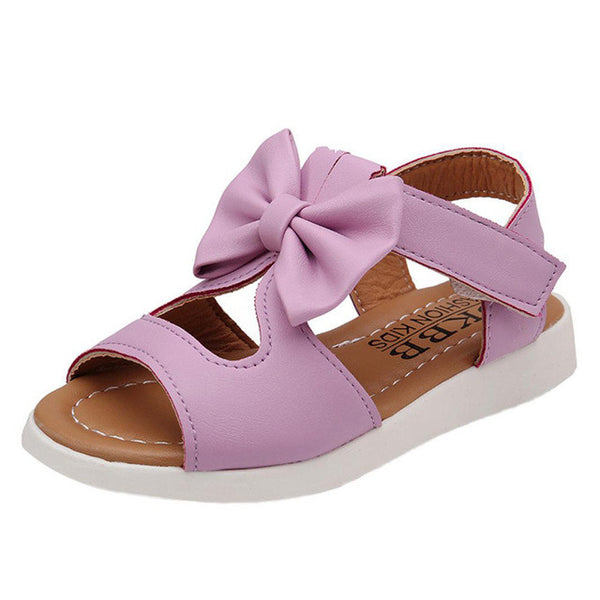 Kids Children girls Sandals Shoes Summer Fashion Bowknot Girls Flat Princess Shoes children's girls shoes drop shipping