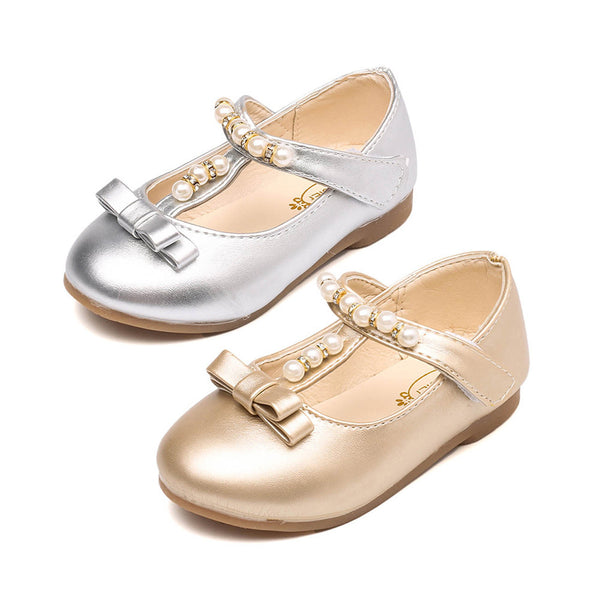 Kids causal shoes girls Toddler Kids Girls Baby Beading Fashion Princess Bowknot Sandals Single Shoes drop shipping