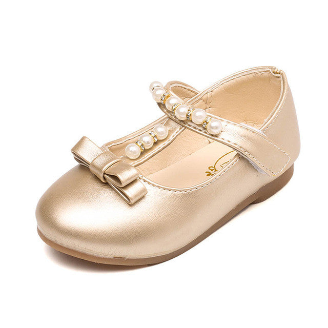 Kids causal shoes girls Toddler Kids Girls Baby Beading Fashion Princess Bowknot Sandals Single Shoes drop shipping