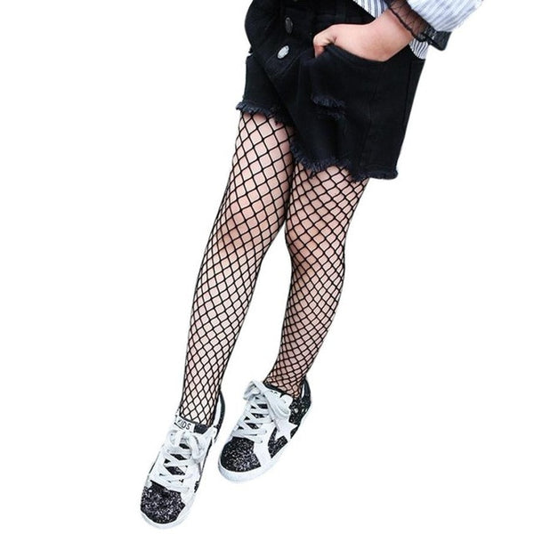 Newest Kids Girl Tights 2017 Children Baby Girl Mesh Fishnet Pantyhose Black Stockings Net Pattern Toddler Tights Stockings