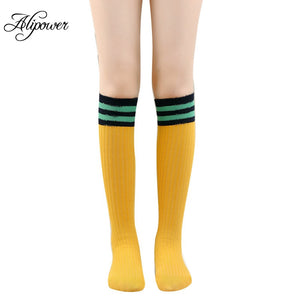 Girls Tights Compression Stockings Striped Spring Kids Stockings Cotton Slim Tights
