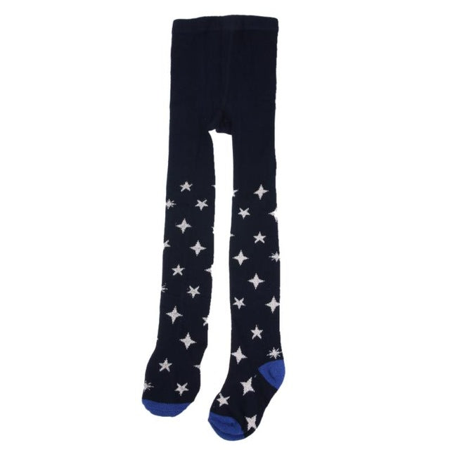 Baby Pantyhose Kids Star Jacquard Bottoms Stockings Spring Autumn Girls Soft Cotton Warm Tights for Children 1-7Y