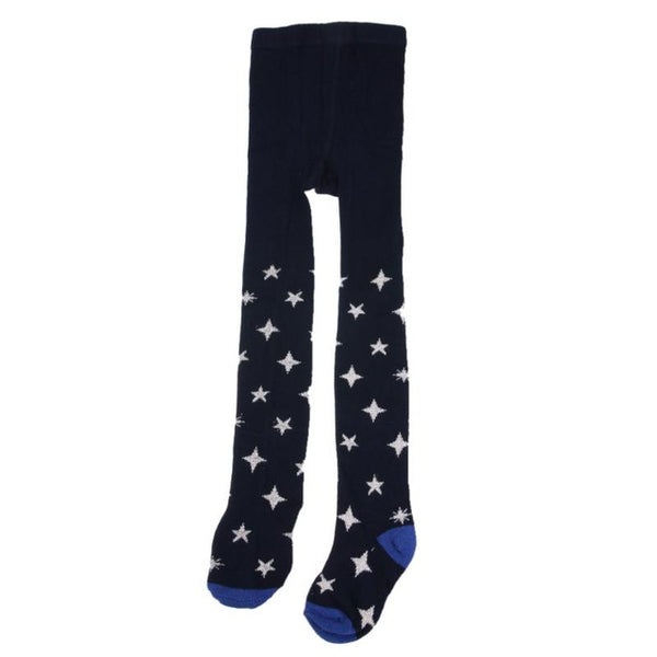 Baby Pantyhose Kids Star Jacquard Bottoms Stockings Spring Autumn Girls Soft Cotton Warm Tights for Children 1-7Y