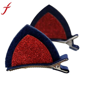 JECKSION Hair Accessories for girl 2017 New 1 Pair Lovely Cat Ears Hairpin  Hair Ornaments #LWN