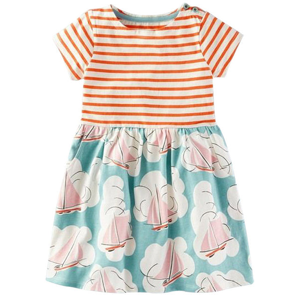 Bear Leader Girls Dress 2018 Brand Princess Dress Kids Clothes European and American Design Girls Clothes For 2-6Y Party Dresses