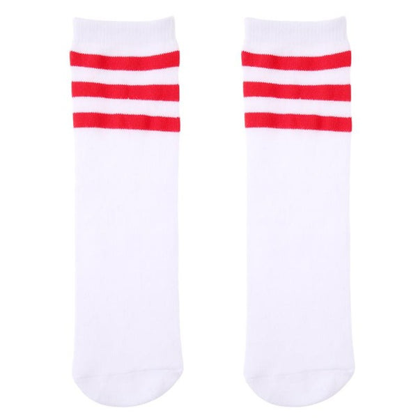Baby Girl Stockings Kids Football Cotton Stripes School Baby High Hnee Stockings for Kids Girls