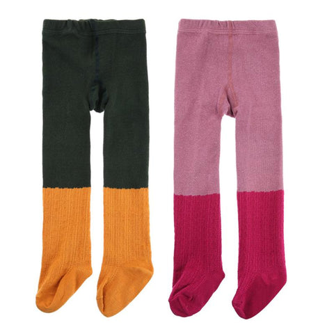 Spring Autumn Baby Girls Pantyhose Stockings Children Fashion Splicing Color Warm Tights Pants For Girls Kids
