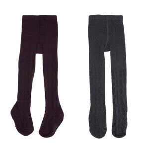 Spring Autumn Baby Girls Leggings Vintage Lines Jacquard Cotton Kids Girls Pantyhose Baby Stockings