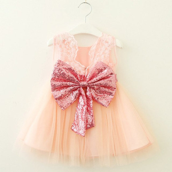 Bear Leader Girls Dresses 2018 Summer New Girl Dress Dress Bow Princess Dress Children's Party Performance Clothing For 2-6 Y