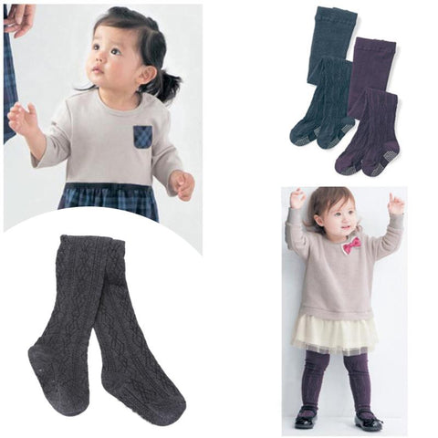 Baby Pantyhose 2017 New Spring Autumn Baby Girls Leggings Vintage Lines Jacquard Cotton Pantyhose Baby Stockings