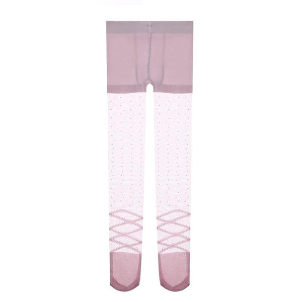 Summer Kids Girls Thin Tights Pantyhose Children Patchwork Dot Dancing Ballet Anti-Mosquito Stockings Girl Tight Clothing