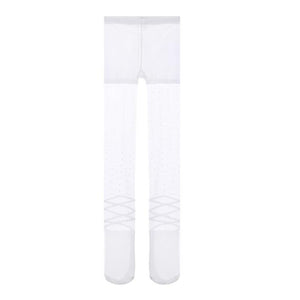 Summer Kids Girls Thin Tights Pantyhose Children Patchwork Dot Dancing Ballet Anti-Mosquito Stockings Girl Tight Clothing