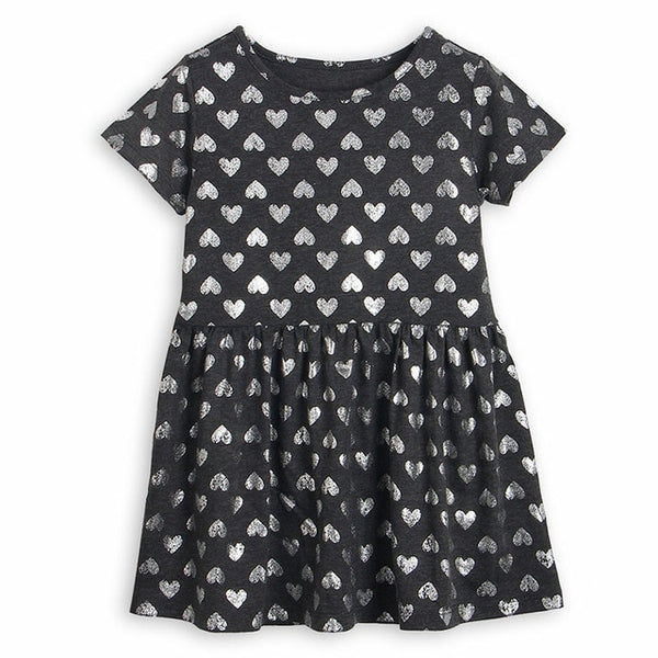 Bear Leader Girls Dresses New Summer 2018 Children Letter Striped O-Neck Style Fashion Girl Dress White Black Kids Clothes