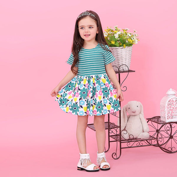 Bear Leader Girls Dress 2018 Brand Princess Dress Kids Clothes European and American Design Girls Clothes For 2-6Y Party Dresses
