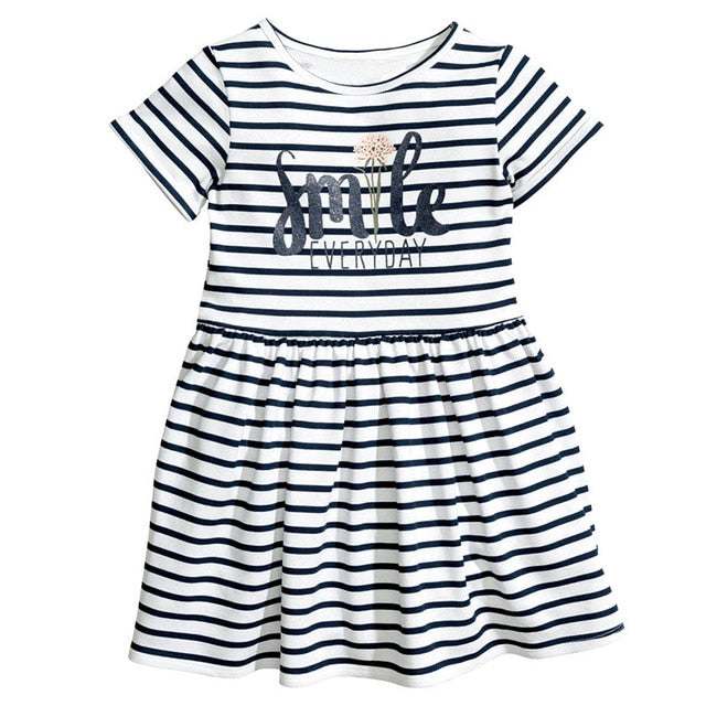 Bear Leader Girls Dress 2018 Brand Hooded Cartoon Baby Girls Dress  Active Cartoon Cats Pattern Children Clothing 2-6 year