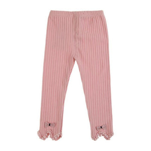 Kids Girls Cute Fashion Knitting Leggings Baby Girls Spring Autumn Cotton Solid Color Warm Pants Long Tight Pants