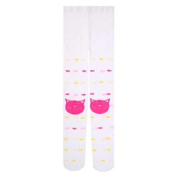 Princess Girl Tights Stockings Baby Tights Kids Girls Tights Velvet Cute Cat Printed Elastic Pantyhose Baby Stockings Gift