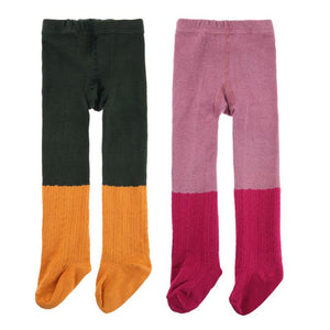 Baby Girls Splicing Color Pantyhose Autumn Winter Warm Children Pants Wamer Fashion Kids Stocking Tights Pants for Girls 0-6Y