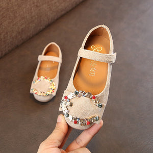 Children Shoes Girls PU Leather Princess Shoes Spring Autumn Baby Girls Sneakers Kids Dress Shoes