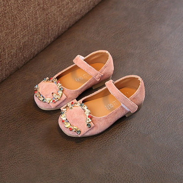 Children Shoes Girls PU Leather Princess Shoes Spring Autumn Baby Girls Sneakers Kids Dress Shoes