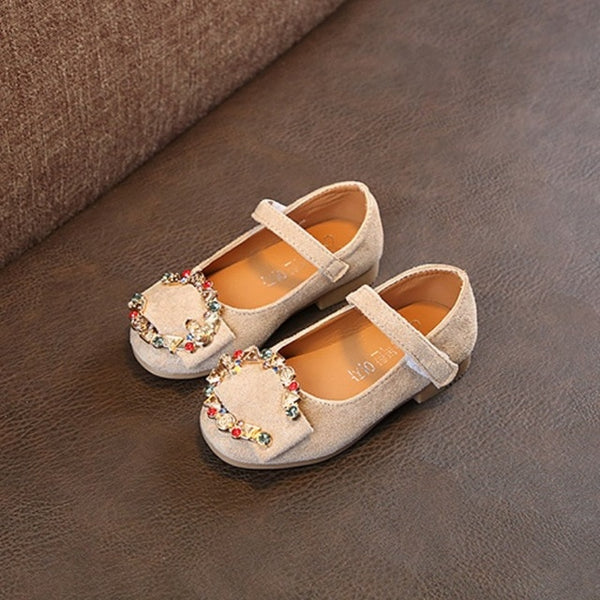 Children Shoes Girls PU Leather Princess Shoes Spring Autumn Baby Girls Sneakers Kids Dress Shoes