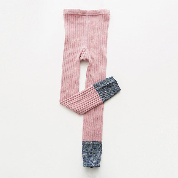 Baby little Girls Cable Knit Cotton Tights Leggings Stocking Pants 3 Pack