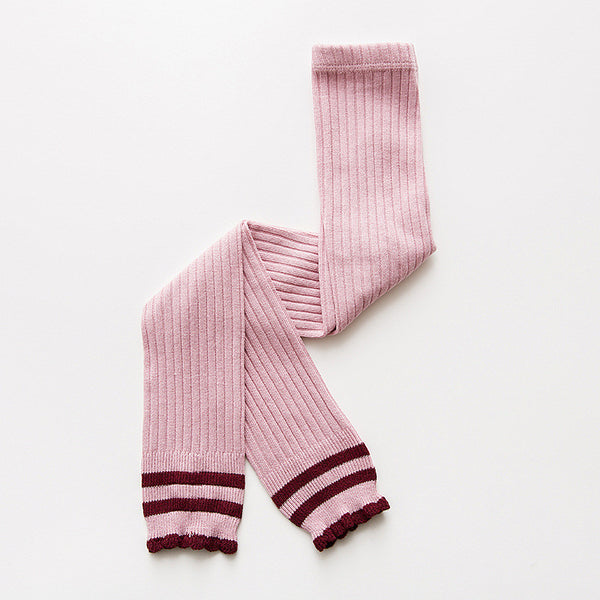 Baby little Girls Cable Knit Cotton Tights Leggings Stocking Pants 3 Pack
