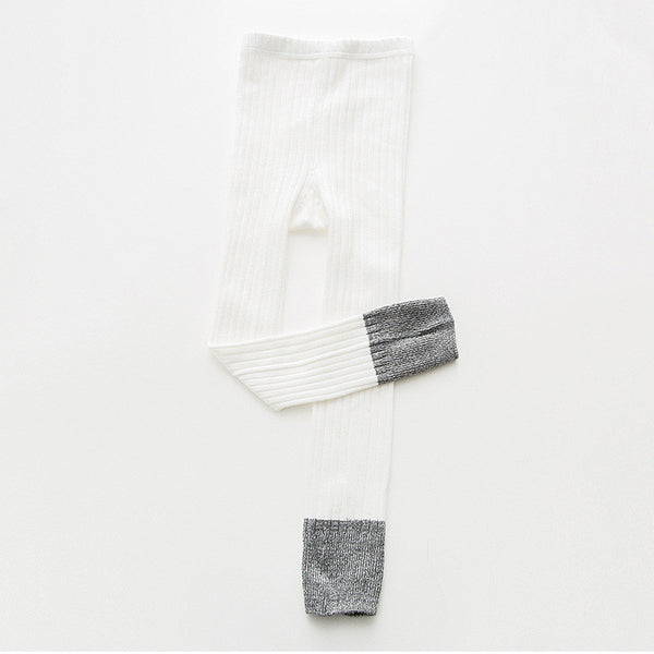 Baby little Girls Cable Knit Cotton Tights Leggings Stocking Pants 3 Pack