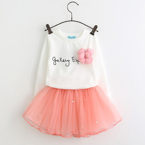 Bear Leader Girls Dress 2018 New Autumn Casual Style Cartoon Pink Long Sleeve Wool Bow Design For Princess Dress Girls Clothes