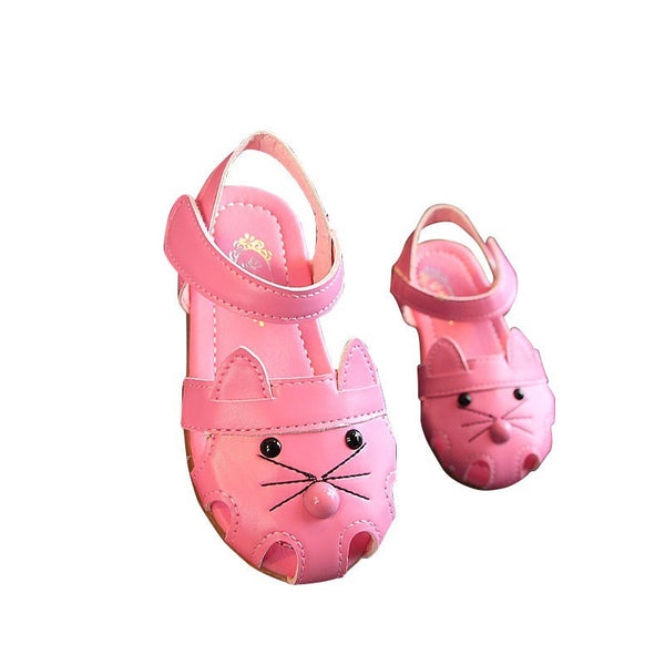 Baby Girl Sandals Summer Baby Shoes PU Cartoon Fashion  Baby Girl Sandals 12M-36M Shoes For Girls