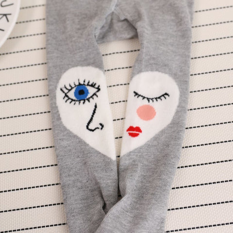 Lovely Infant Baby Kids Tights Cartoon Cute Long Stockings Toddler Girls Long Tights  Autumn And Winter