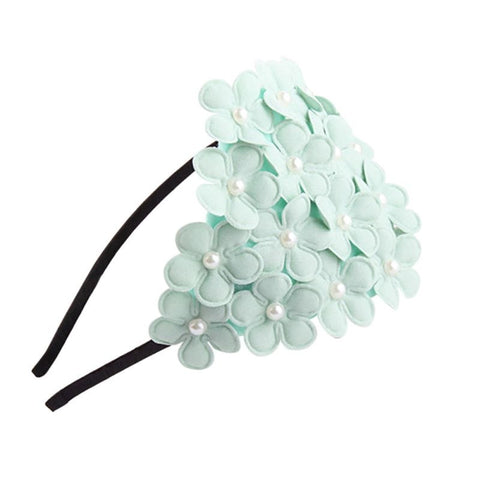 Children Headbands Baby Cute Princess Style Flower Hairband Pearl Girl Headband Hair Band Accessories