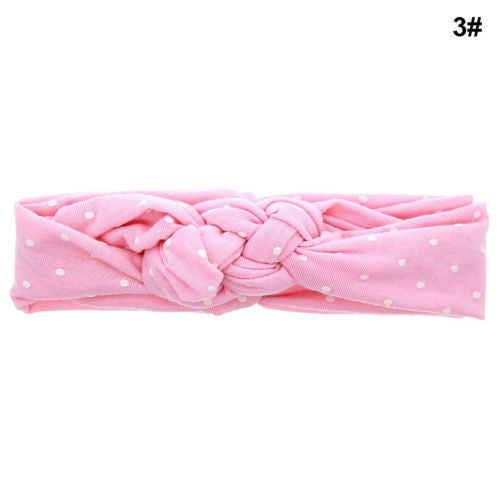 Kids Girls Baby Toddler Turban Knotted Headband Hair Band Accessories Headwear