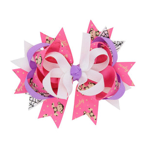 New Cute Bow Knot Hair Clip Cartoon Flower Hair Clip Headband Elasticity Baby Girls Hair Accessories