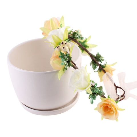 1 pcs Cute Kids Lovely Girls Lace Flower Hairband Headwear Headband Hair Band Accessories  Hot Sale